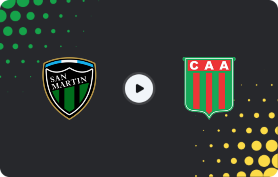 Where to watch San Martin S.J. — Agropecuario, Primera Nacional, 28.02.2026