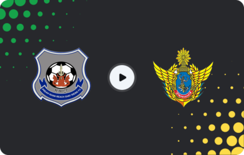 Where to watch Svay Rieng — National Defense, Premier League, 01.02.2026