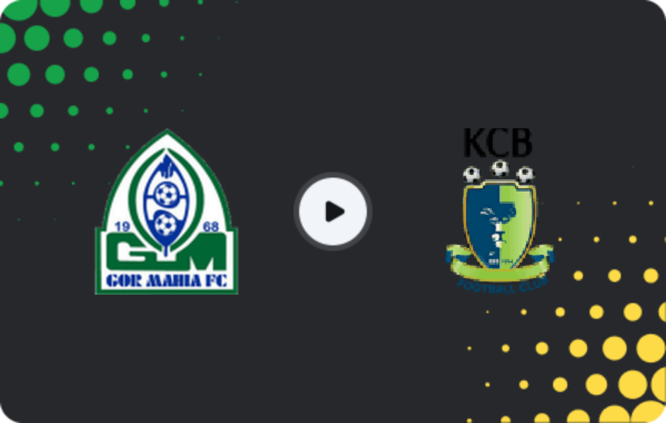 Where to watch GOR Mahia — KCB, Premier League, 01.03.2026
