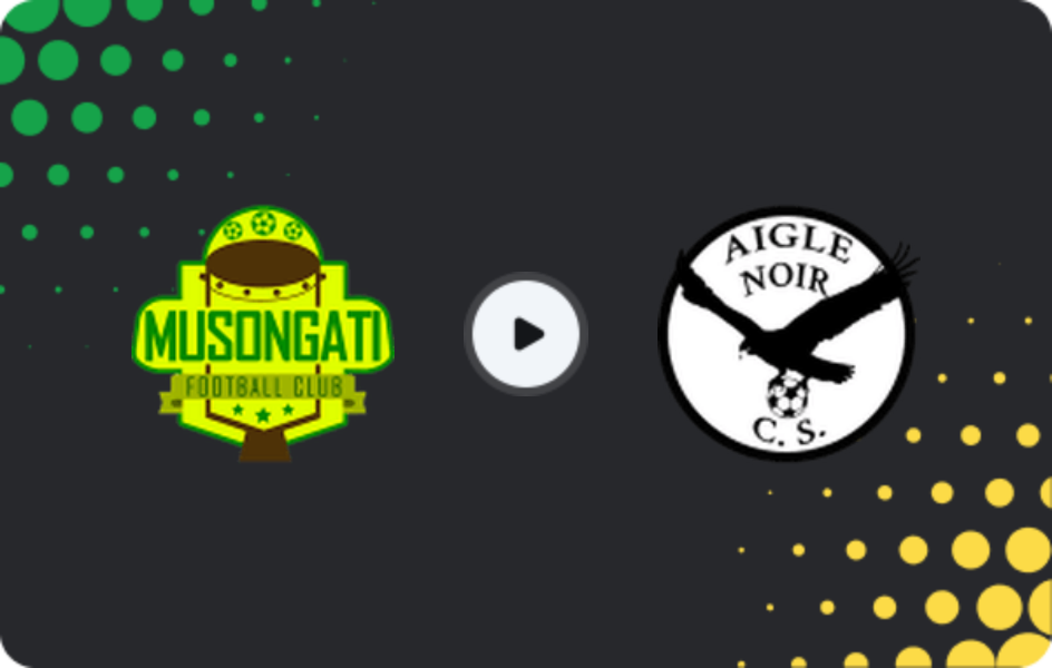 Where to watch Musongati — Aigle Noir, Ligue A, 01.03.2026