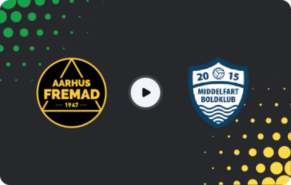 Where to watch Aarhus Fremad — Middelfart, 1. Division, 01.03.2026