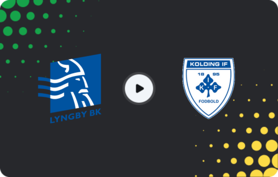Where to watch Lyngby — Kolding IF, 1. Division, 01.03.2026