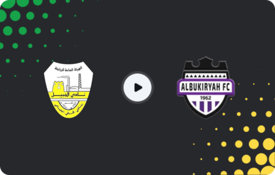 Where to watch Al Jubail — Al Bukayriyah, Division 1, 01.03.2026
