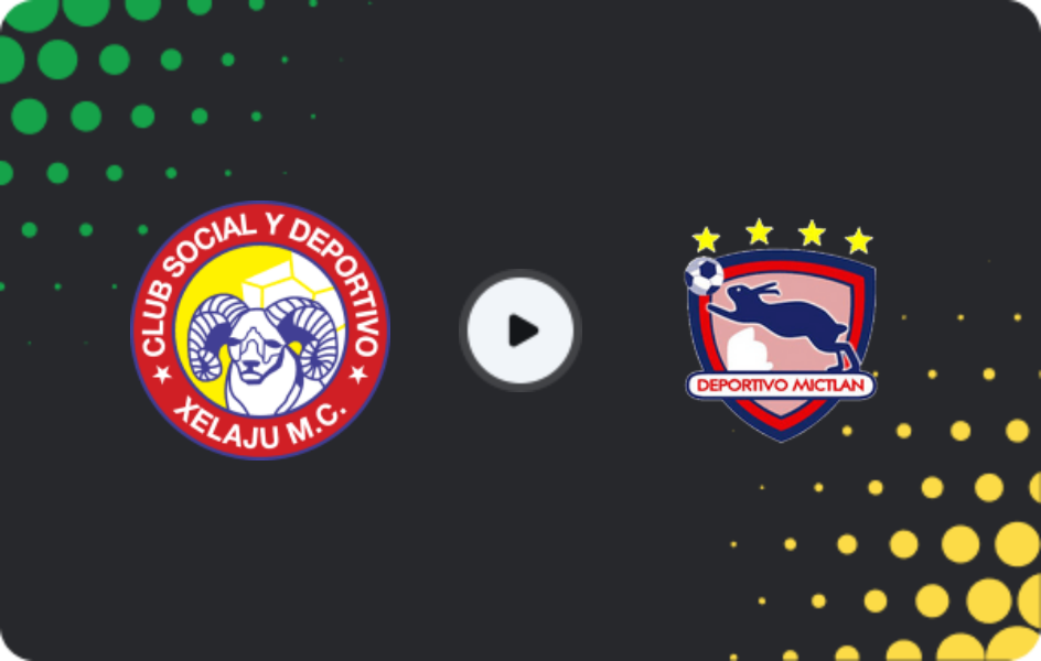 Where to watch Xelajú — Mictlán, Liga Nacional, 02.03.2026