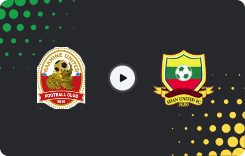 Where to watch Rakhine United — Shan United, National League, 02.03.2026