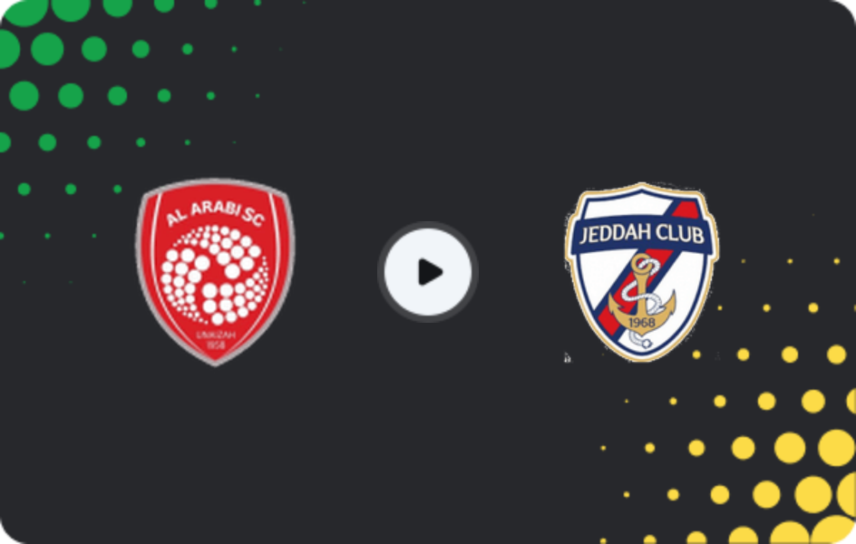 Where to watch Al Arabi SC — Jeddah Club, Division 1, 02.03.2026