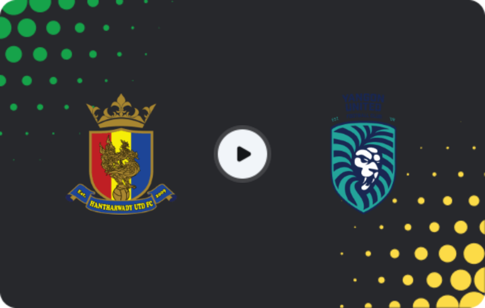 Where to watch Hantharwady United — Yangon United, National League, 04.03.2026