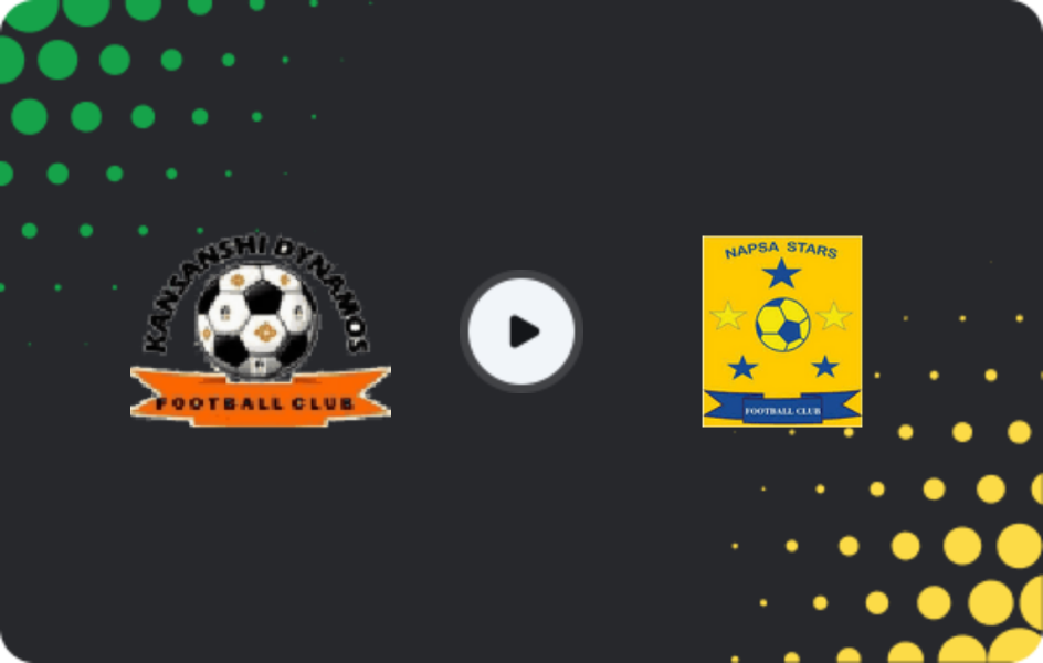 Where to watch Kansanshi Dynamos — NAPSA Stars, Super League, 04.03.2026