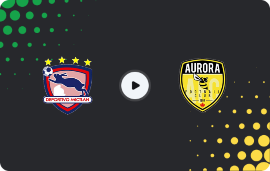 Where to watch Mictlán — Aurora, Liga Nacional, 06.03.2026