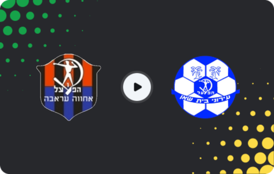 Where to watch Hapoel Ironi Arraba — Hapoel Beit Shean, Liga Alef, 06.03.2026