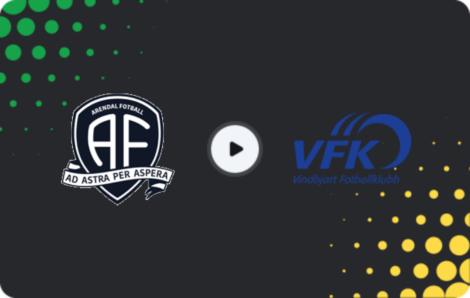 Where to watch Arendal — Vindbjart, Friendlies Clubs, 06.03.2026
