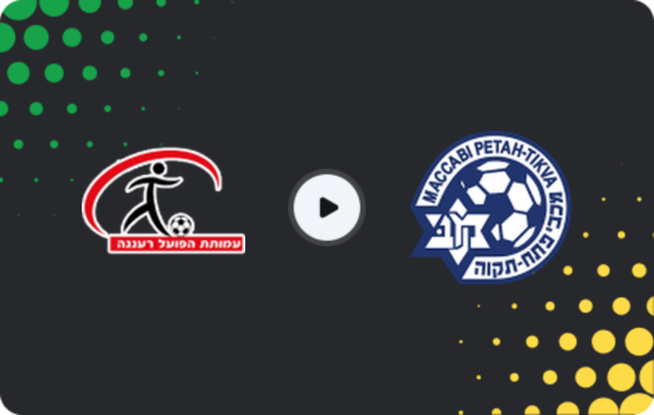 Where to watch Hapoel Ra'anana — Maccabi Petah Tikva, Liga Leumit, 06.03.2026