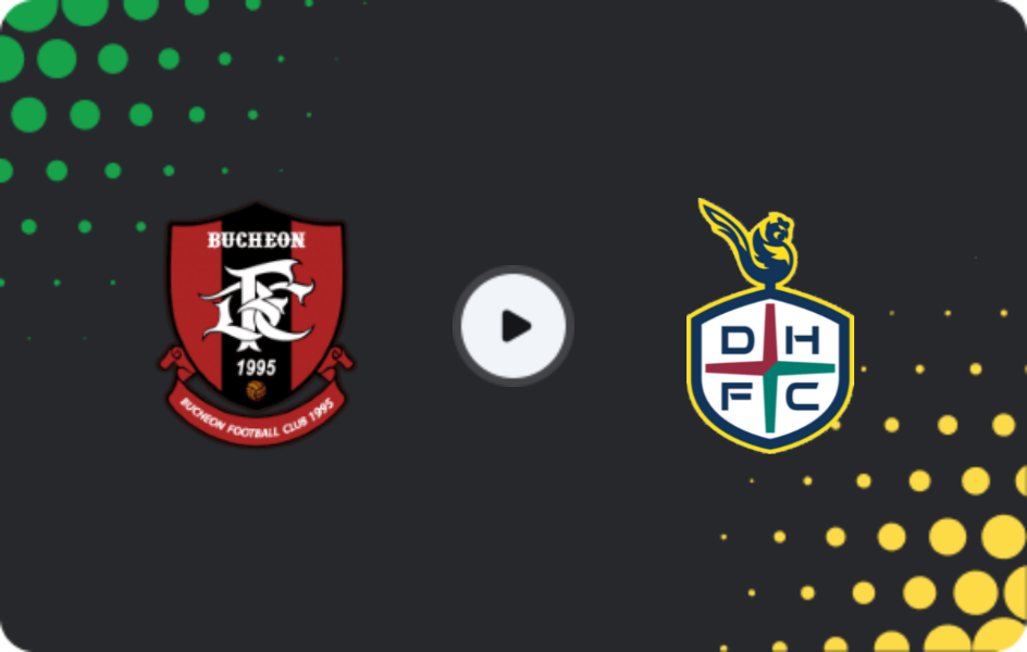 Where to watch Bucheon FC 1995 — Daejeon Citizen, K-League 1, 07.03.2026