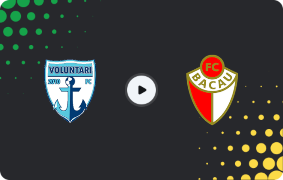 Where to watch FC Voluntari — FC Bacau, Liga 2, 07.03.2026