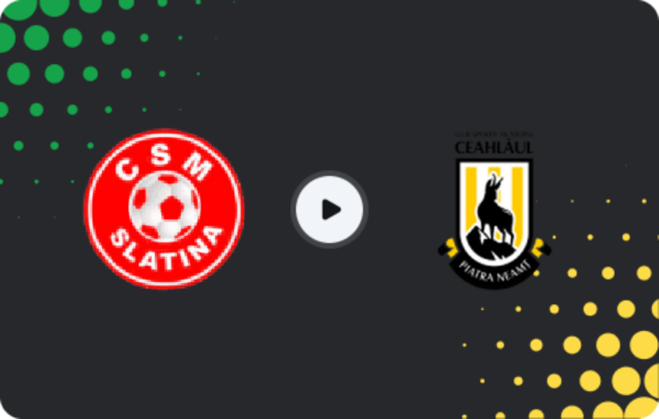 Where to watch Slatina — Ceahlăul Piatra Neamţ, Liga 2, 07.03.2026