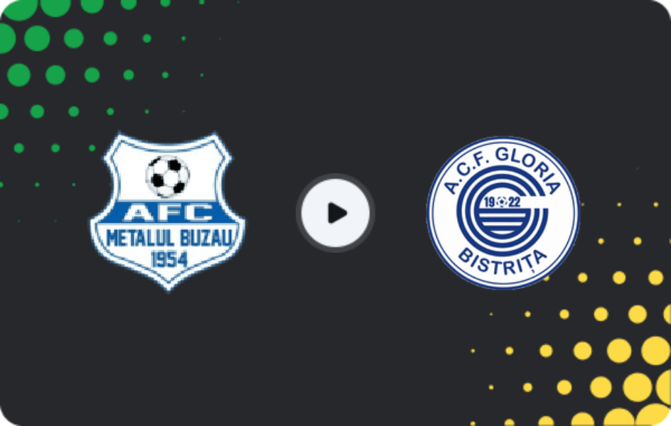 Where to watch Metalul Buzău — Gloria Bistriţa, Liga 2, 07.03.2026