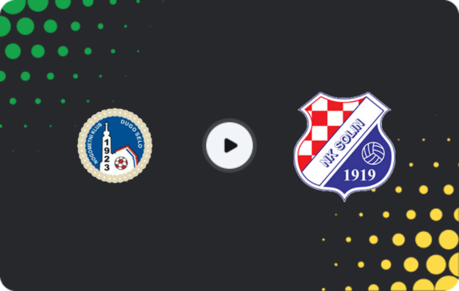 Where to watch Dugo Selo — Solin, Second NL, 07.03.2026