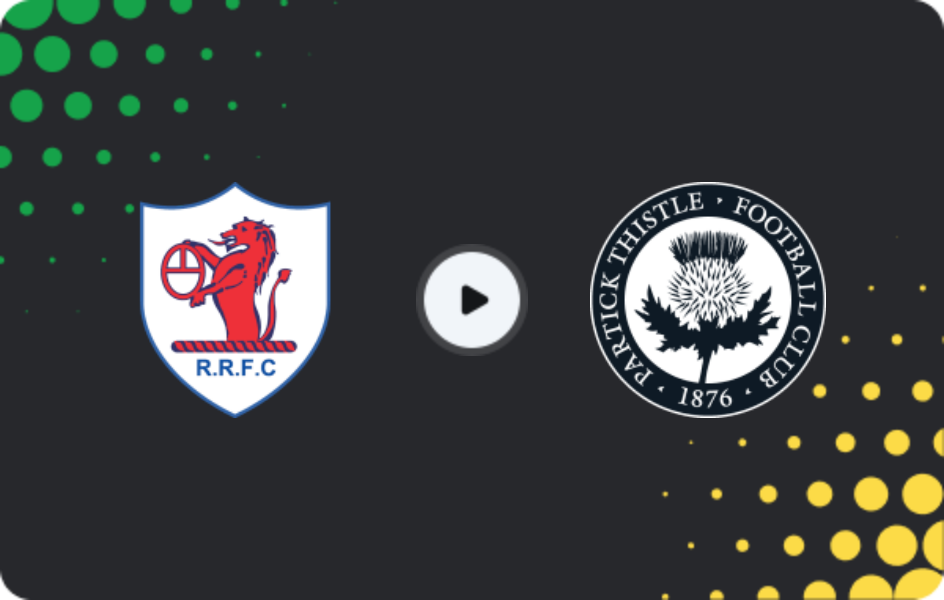 Where to watch Raith Rovers — Partick, Championship, 07.03.2026