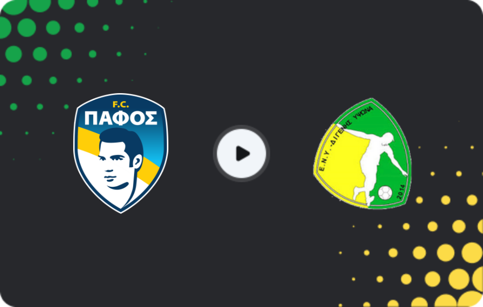 Where to watch Pafos — Digenis Ypsonas, 1. Division, 07.03.2026