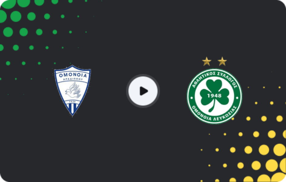 Where to watch Omonia Aradippou — Omonia Nicosia, 1. Division, 07.03.2026