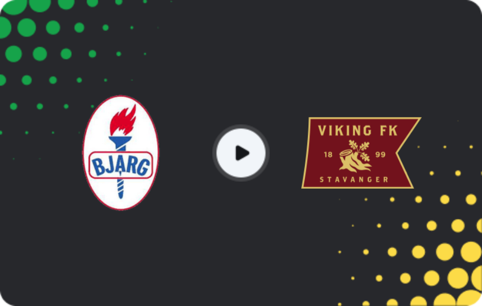 Where to watch Bjarg — Viking, NM Cupen, 07.03.2026