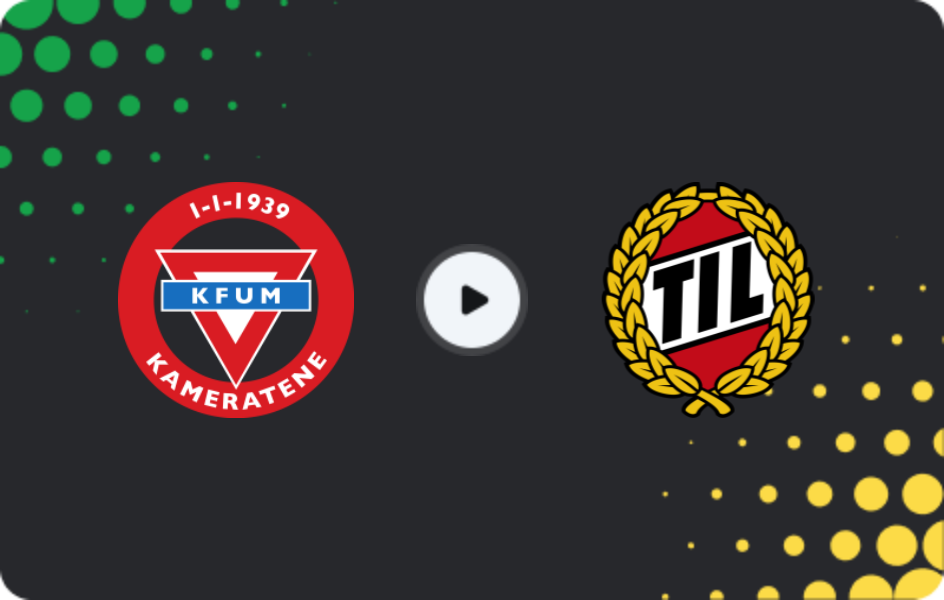 Where to watch KFUM Oslo — Tromso, NM Cupen, 07.03.2026