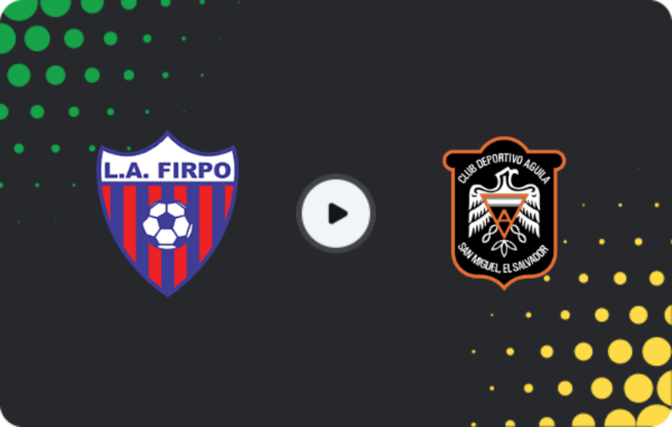Where to watch Firpo — Águila, Primera Division, 07.03.2026