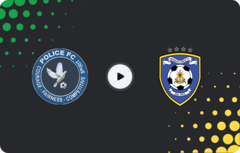 Where to watch Police — Defence Force, Pro League, 08.03.2026