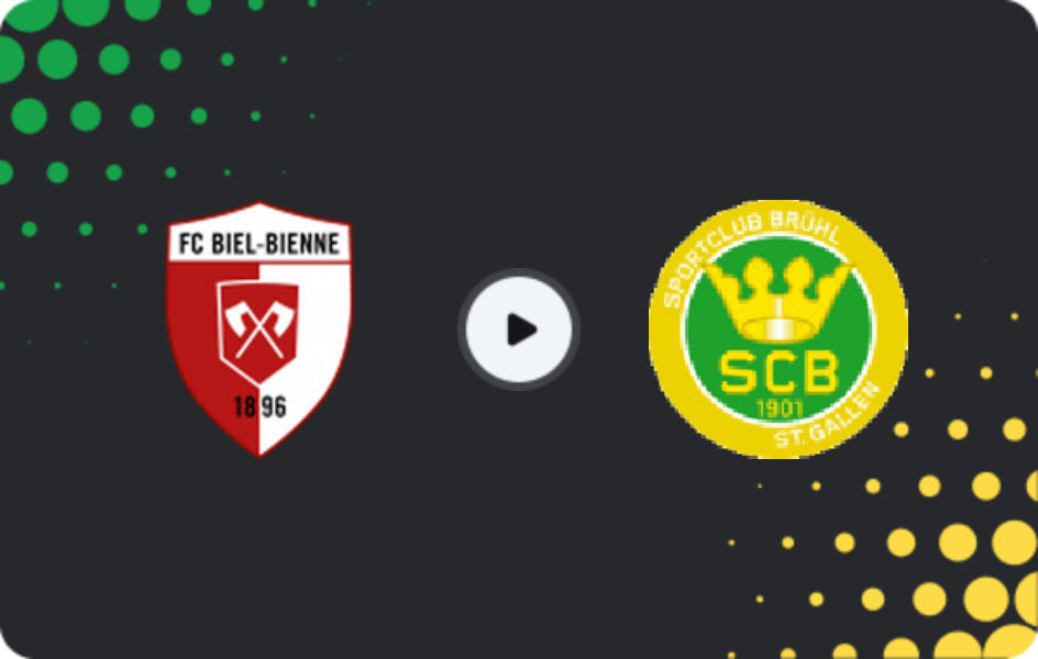 Where to watch Biel-Bienne — Brühl, 1. Liga Promotion, 08.03.2026