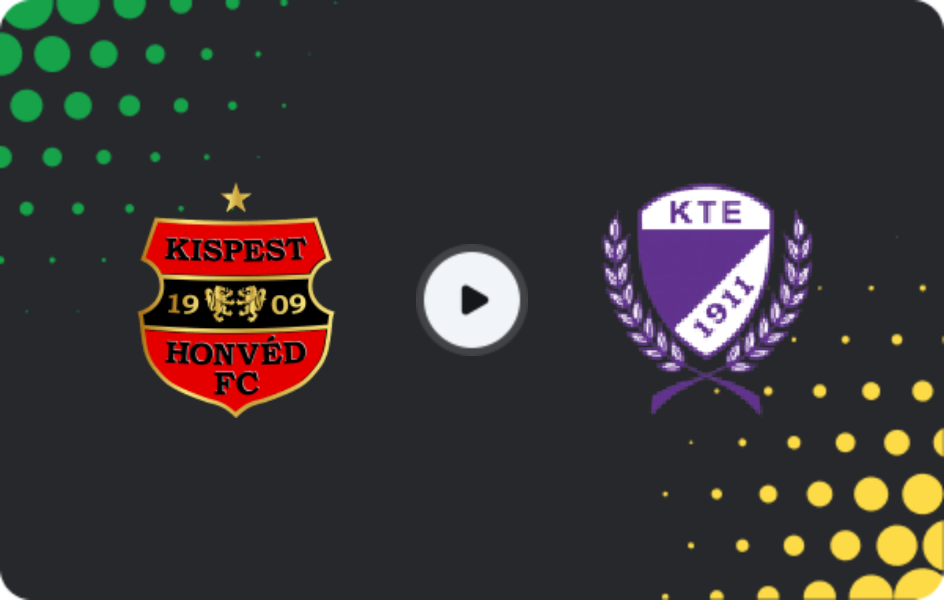 Where to watch Budapest Honved — Kecskeméti TE, NB II, 08.03.2026