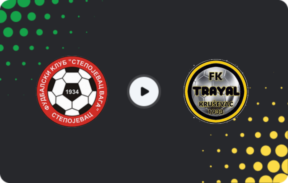 Where to watch Stepojevac Vaga — FK Trayal, Prva Liga, 08.03.2026