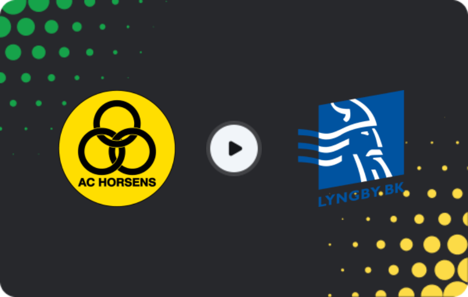 Where to watch AC Horsens — Lyngby, 1. Division, 08.03.2026