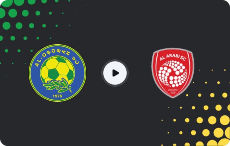 Where to watch Al Orubah — Al Arabi SC, Division 1, 08.03.2026