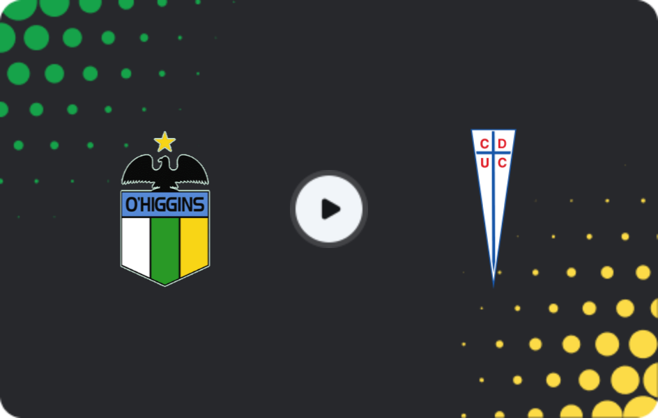 Where to watch O'Higgins — Universidad Católica, Primera División, 08.03.2026