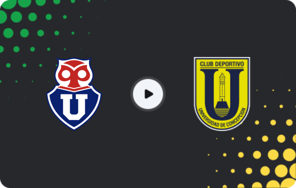 Where to watch Universidad de Chile — Universidad de Concepcion, Primera División, 08.03.2026