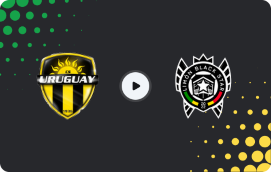 Where to watch CS Uruguay — Limón Black Star, Liga de Ascenso, 11.03.2026