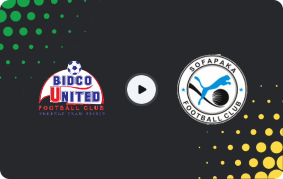 Where to watch Bidco United — Sofapaka, Premier League, 13.03.2026