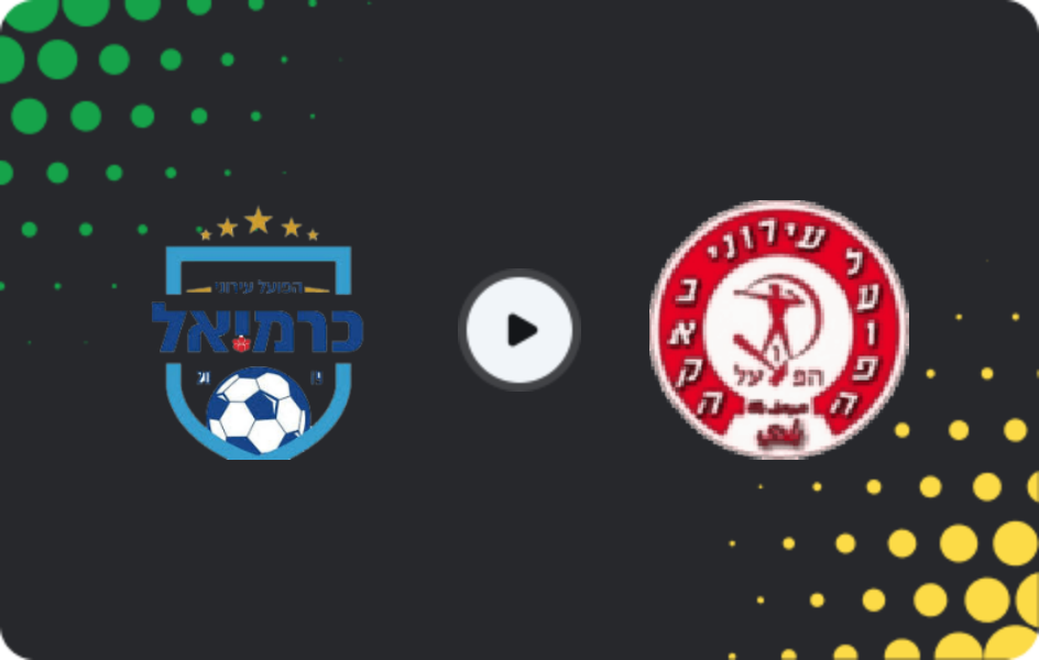 Where to watch Hapoel Ironi Karmiel — Ironi Baka El Garbiya, Liga Alef, 13.03.2026