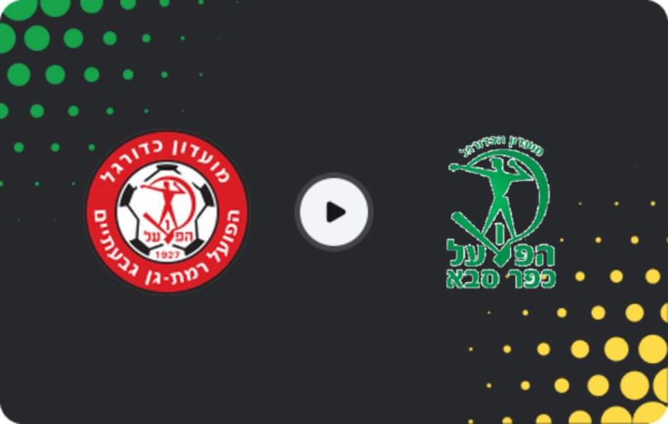 Where to watch Hapoel Ramat Gan — Hapoel Kfar Saba, Liga Leumit, 13.03.2026