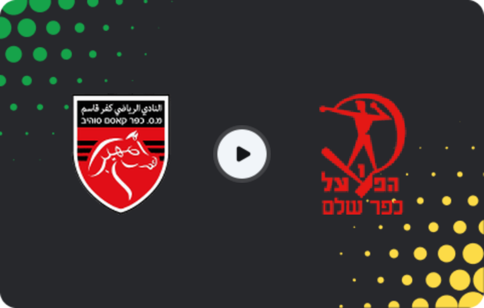 Where to watch Kafr Qasim — Hapoel Kfar Shalem, Liga Leumit, 13.03.2026