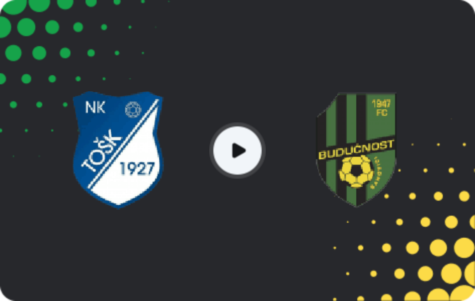 Where to watch TOŠK Tešanj — Budućnost Banovići, 1st League - FBiH, 14.03.2026