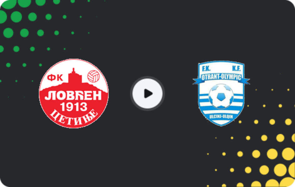 Where to watch Lovćen — Otrant-Olympic, Second League, 14.03.2026