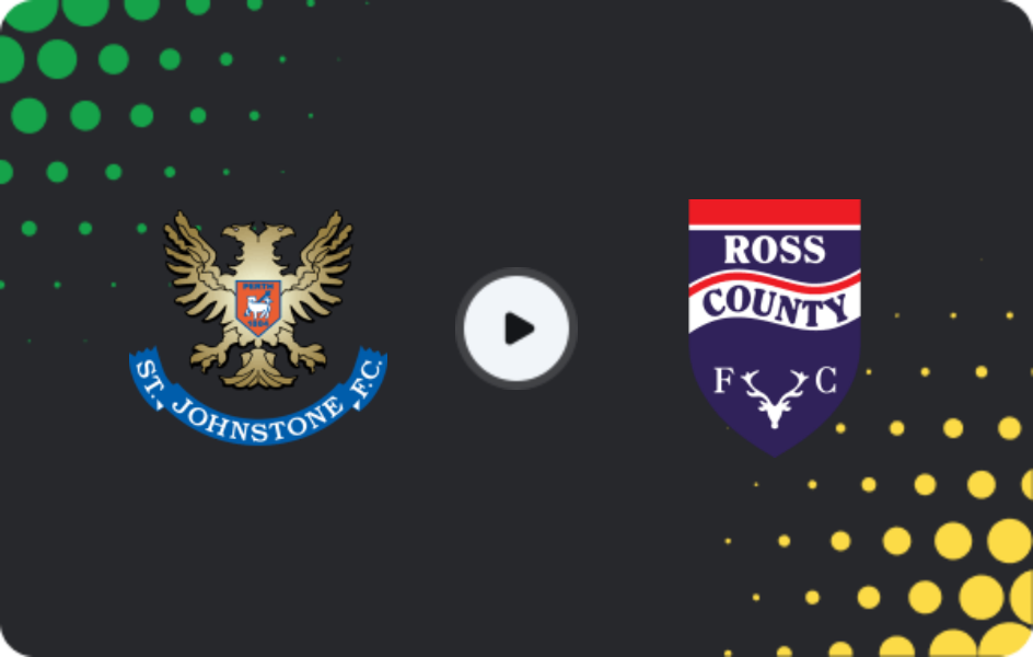 Where to watch ST Johnstone — Ross County, Championship, 14.03.2026