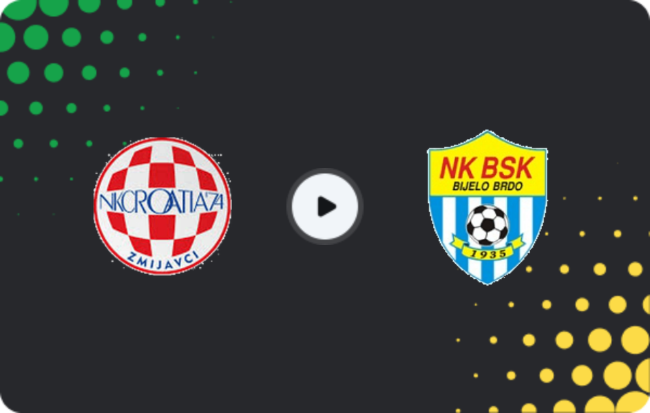 Where to watch Croatia Zmijavci — Bsk Bijelo Brdo, First NL, 14.03.2026