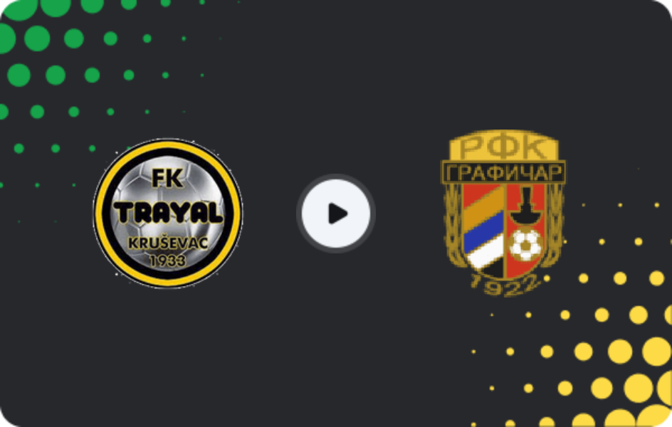 Where to watch FK Trayal — Grafičar, Prva Liga, 14.03.2026