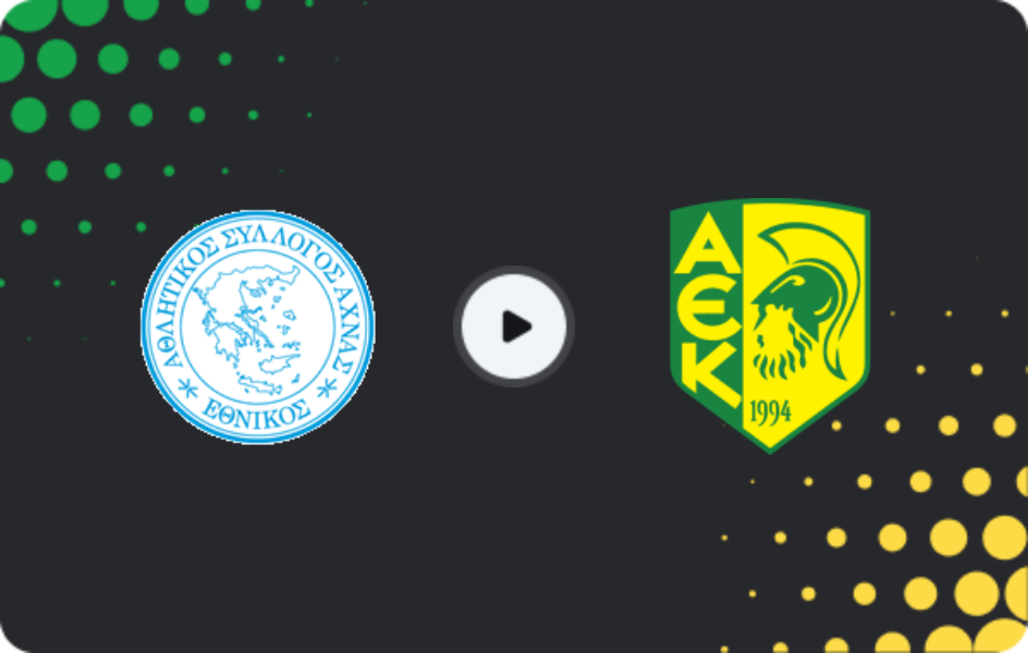 Where to watch Ethnikos Achna — AEK Larnaca, 1. Division, 14.03.2026