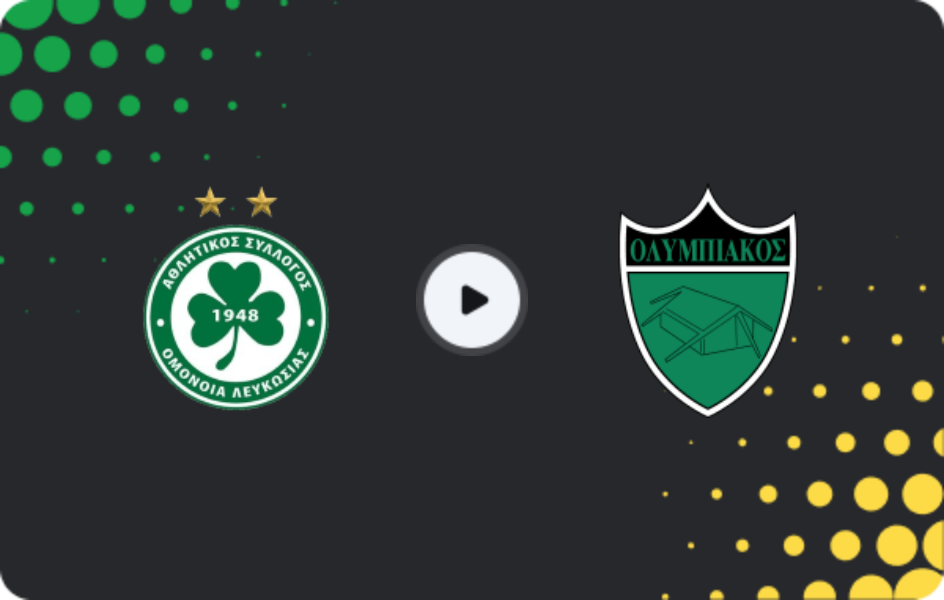 Where to watch Omonia Nicosia — Olympiakos Nicosia, 1. Division, 14.03.2026