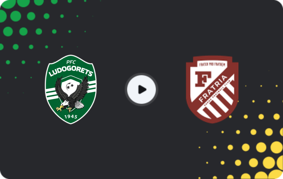 Where to watch Ludogorets II — Fratria, Second League, 14.03.2026