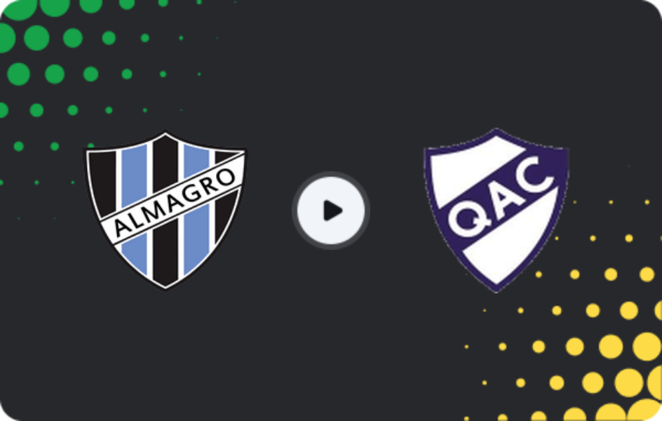Where to watch Almagro — Quilmes, Primera Nacional, 14.03.2026