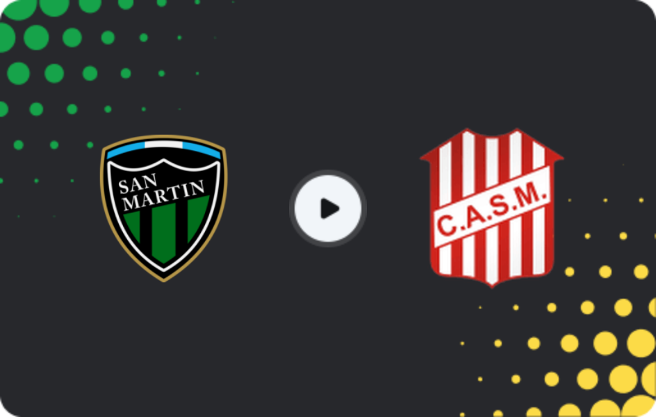 Where to watch San Martin S.J. — San Martin Tucuman, Primera Nacional, 14.03.2026